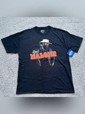 NWT Post Malone Black Graphic Tee